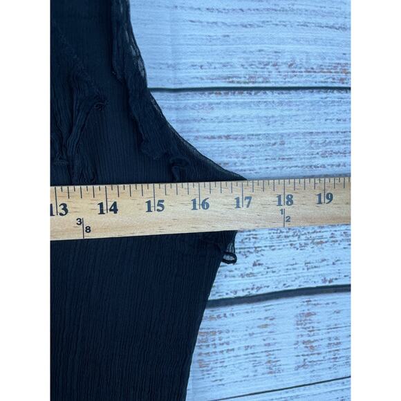 Comma Black Silk Gauzy Sleeveless Top EU 38 or US 8 Medium - Picture 9 of 9